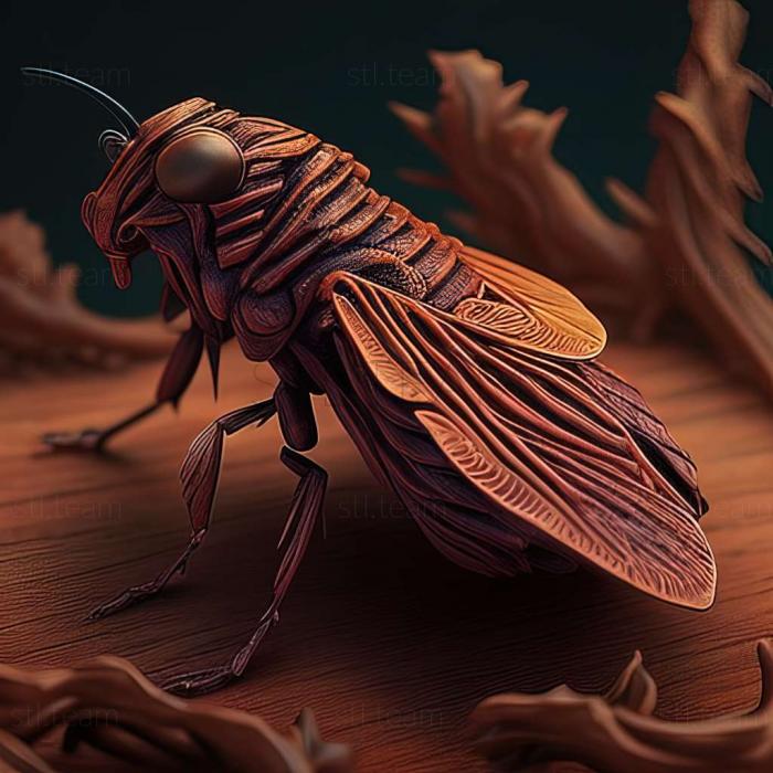 3D модель Praentomobryidae (STL)